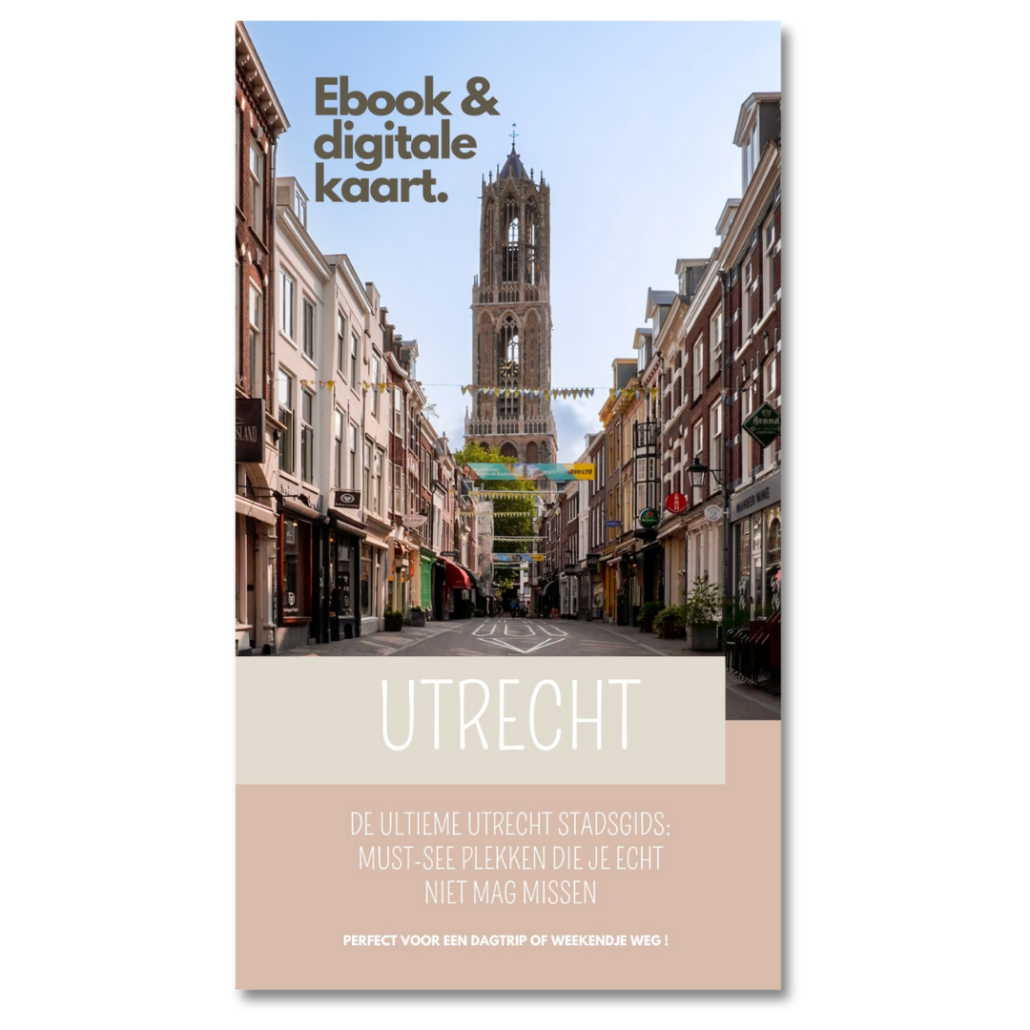 Stadsgids Utrecht: de originele omslag en een kijkje in het e-book